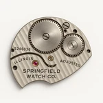 SB6: Illinois 16S 17J 305 Double Roller Model - Pocket Watch Movement Parts. Fixed Price $29.95.