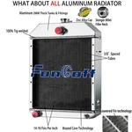 3-ROW Radiator For Case Ih 480D 480LL 580D 580SD 584D 585D 586D 1845S,D81055. Fixed Price $299.00.