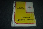 Blaw Knox PF-510 Paver Finisher Transitory Owner Operator Manual User Guide Xz. Fixed Price $167.84.