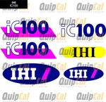 Decals Ihi IC70, IC75, IC100. For Excavators, Crawler Dumps, Cranes. Fixed Price $70.00.