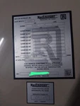 Aluminum Data Plate Fit For Reitnouer Truck Trailer Engraved Set 2 Pcs. Fixed Price $196.00.