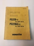Komatsu Oem PC220-3 (20001-UP), PC220LC-3 Parts Manual.. Fixed Price $199.00.