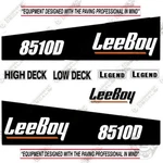 Fits Leeboy 8510D Kit Asphalt Paver Equipment Decals - 7 Year 3M Vinyl!. Fixed Price $149.95.