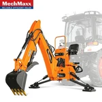 Mechmaxx 9' Tractor Backhoe Attachment With Hydraulic Thumb,for 25-100 HP,BH860H. Fixed Price $5599.00.