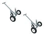 Tow Tuff Adjustable Solid Steel 800 Lb Capacity Trailer Dolly W/ Caster (2 Pack). Fixed Price $298.99.