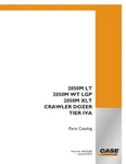 Case 2050M Lt,wt,lgp,xlt Tier 4A Crawler Dozer Parts Catalog Manual Diagram Book. Fixed Price $59.00.