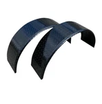 2-PACK Aluminum Diamond Plate Black Round Trailer Cargo Fender 9" X 31" 15". Fixed Price $146.69.