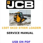 Jcb 150T Skid Steer Loader Service Repair Shop Manual Pdf Usb. Fixed Price $25.00.