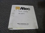 Altec AT250G Telescopic Boom Truck Crane Parts Catalog Manual Xz. Fixed Price $125.90.