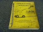 Jlg 60HT Telescopic Boom Lift Owner Operator Maintenance Manual. Fixed Price $87.44.