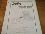 Leeboy Model 685B Motor Grader Operators Service Parts Manual. Fixed Price $32.00.