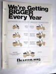 Vintage 1987 Beuthling Road Compactors Roller Sheet Literature Brochure. Fixed Price $12.50.