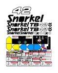 Snorkel TB42 Scissor Lift Decal Kit 7 Year Vinyl!. Fixed Price $239.00.