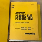 Komatsu PC400LC-6LM & Hd Parts Book Manual Catalog Excavator Hydraulic Binder. Fixed Price $39.99.