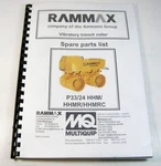 Rammax P33/24 Hhmrc Vibratory Trench Roller Parts Manual. Fixed Price $99.79.