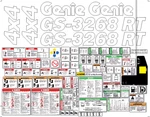 Genie GS-3268 Rt (complete) Decal Kit SN-44989 To 52759 Year Vinyl!. Fixed Price $179.99.