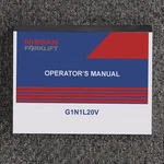 Nissan Forklift G1N1L20V Operator Owner Maintenance Manual. Fixed Price $111.75.