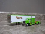 Dcp 1/64 Big Rigs Hallahan Peterbilt 389 Utility Trailer 60-1329 Semi Truck Toy. Fixed Price $119.99.