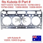 For Kubota Cylinder Head Gasket 1G790-03312 M62 MX4700H MX4800F MX4800H MX5000DT. Fixed Price $79.63.