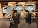 3 Keys For Komatsu "787" Excavator, Dozer, Loader, Backhoe Heavy Equipment. Fixed Price $6.99.
