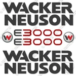 Fits Wacker Neuson E3000 Decal Kit Hydronic Heater - 7 Year Outdoor 3M Vinyl!. Fixed Price $124.95.