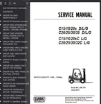Clark C20SCL C20SCG Forklift Service Repair Manual Pdf Usb. Fixed Price $39.99.