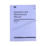 Caterpillar 300.9D Vps Mini Hydraulic Excavator Operators Manual. Fixed Price $75.00.