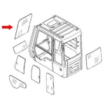 Glass - 3346483 Fits Caterpillar 312DL 315DL 319DLN 349ELVG. Fixed Price $677.99.