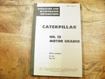 Caterpillar NO.12 Operation And Maintenance Instructions 8T 80C. Fixed Price $50.00.