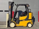 2017 Yale GLC080VXNTAE094 Lpg 3 Stage Mast 8000 Lb Cushion Forklift Hyster. Fixed Price $19985.00.