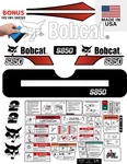 Fits Bobcat S850 Kit Skid Steer / Safety Decals 3M Vinyl Free Shipping. Fixed Price $126.30.