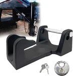 Black Gooseneck Lock W/ Key For Rvs Livestock Haulers Trailers. Fixed Price $57.99.