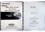 John Deere 606C 608C 612C Corn Head Owners Operators Manual 725101-735100. Fixed Price $29.99.