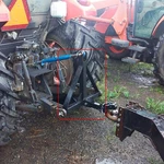 Tow Drawbar For Tractor 2" Trailer Receiver 3 Point Hitch Adapter Kubota. Fixed Price $55.65.