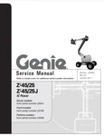 Genie Z-45 25J Articulated Boom Lift Power Service Repair Manual. Fixed Price $59.99.