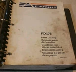 Fiat Allis FD175 Dozer Parts Catalog Book. Fixed Price $72.99.