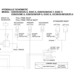 Doosan Daewoo D20S-5 D35C-5 Forklift Truck Hydraulic Schematic Manual Sheet. Fixed Price $124.74.