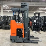2021 Toyota 9BRU23 4500LB Used Reach Forklift Triple Mast Sideshift 8318 Hours. Fixed Price $15950.00.