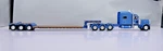 Dcp 1/64 Blue Tri-axle Peterbilt 389 Fontaine Renegade Lowboy Trailer 60-1892. Fixed Price $139.99.