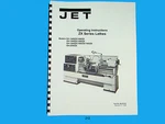 Jet Series Lathes GH-1440ZX Thru GH-2280ZX Operator Manual *212. Fixed Price $17.50.