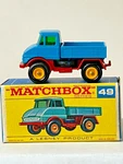 Matchbox No. 49 Mercedes Unimog Truck With Original Box, Nice. Fixed Price $34.95.