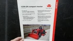 Massey Ferguson 1230-2/4 Compact Tractor Vintage Brochure Red 25HP. Fixed Price $22.99.