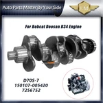 New Crankshaft For Bobcat Doosan D34 Engine D70S-7 150107-005420 7256752. Fixed Price $689.00.