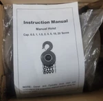 (1) New Global Manual Chain Hoist 10 Foot Lift 2,000 Pound Capacity 241638. Fixed Price $64.99.
