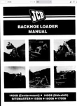 Jcb 1400B 1550B 1600B 1700B Backhoe Loader Operators Owners Manual Pdf Usb. Fixed Price $34.99.