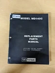 Mdi Yutani MD140C (YPU00501 & Up) Excavator Parts Manual. Fixed Price $44.95.