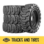 10X16.5 Solid Tire Set (30X10-16) Takeuchi TS60V TS70V R4 Airless. Fixed Price $2470.00.