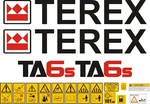 Terex TA6S Dumper Decal Set.. Fixed Price $57.30.