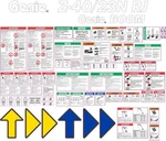 Genie Z40-23N Rj Boom Lift High Quality Aftermarket Decal Kit Includes Warnings. Fixed Price $175.00.