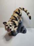 Bob Cat Realistic W/real Fur 8 Long Going Down Rock. Fixed Price $25.00.